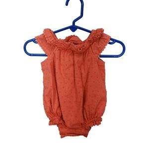 Old Navy Coral Peach Pink Size‎ 0-3 Months Infant Girls Romper